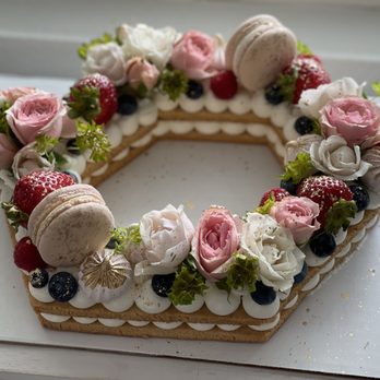 CocoaBerry Cake Co - Cookie cake designed to match the theme of our baby shower - Bakeries Near Me