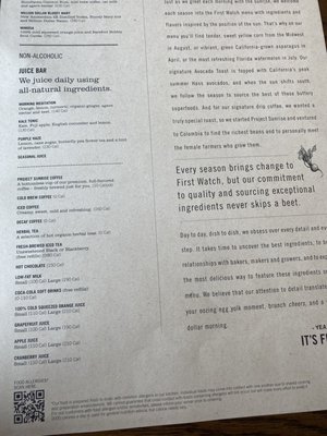 Menu photo 2 First Watch Riverview, FL