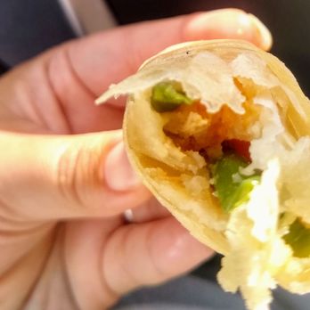 Estrellita - Interior of veggie lumpia - Filipino Near Me - Atlanta, Georgia