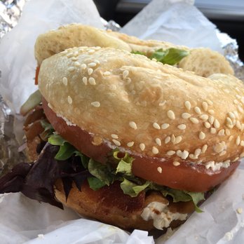 The Cleveland Bagel - BLT with thyme black garlic horseradish schmear on sesame - Bagels Near Me - Cleveland, Ohio