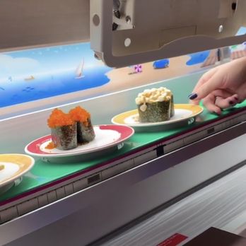 Genki Sushi - The bullet train delivery was super fun for our family! - Sushi Bars Near Me - Honolulu, Hawaii Genki Sushi - The bullet train delivery was super fun for our family! - Sushi Bars Near Me - Honolulu, Hawaii
