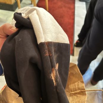 Noches de Colombia - My son's hoodie that was damaged from bleach in the bathroom sink - Colombian Near Me - Jersey City, New Jersey