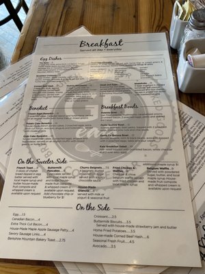 Menu photo 8 GB eats Great Barrington, MA