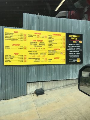 Menu photo 2 Rudy's "Country Store" and Bar-B-Q Denton, TX