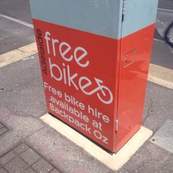 Backpack Oz - Adelaide free bikes available for hire