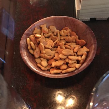 Spectators SBG - Sriracha goldfish were given to us as we waited for our food to arrive. Let's just say we drank plenty of water! - Sports Bars Near Me - Altoona, Iowa Spectators SBG - Sriracha goldfish were given to us as we waited for our food to arrive. Let's just say we drank plenty of water! - Sports Bars Near Me - Altoona, Iowa