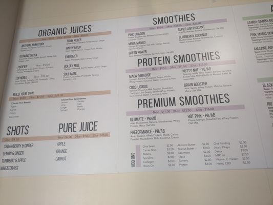 Menu photo 5 Impact Juice Bar Orange, CA