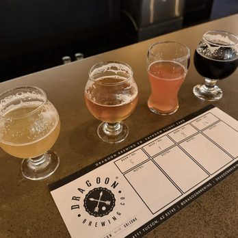 Dragoon Brewing - Sampler - Breweries Near Me - Tucson, Arizona