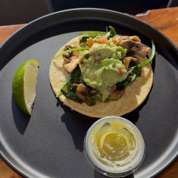 Tamale Boy - Mushroom and spinach taco - Mexican Near Me - Happy Valley, Oregon Tamale Boy - Mushroom and spinach taco - Mexican Near Me - Happy Valley, Oregon