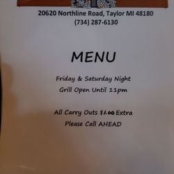 Rustic Manor - Menu 3/2023