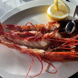 La Vieja - Fischrestaurant - Carabineros shrimp