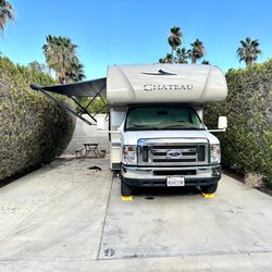 Happy Traveler RV Park - Tight but adorable full hookups!
