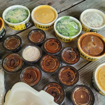 Dickey's Barbecue Pit - a variety of dips - Barbeque Near Me - Fredericksburg, Virginia