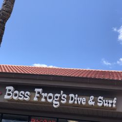 Boss Frog's Snorkel, Bike & Beach Rentals - Front entrance.