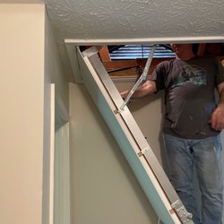 Attic Ladder Installation - New aluminum attic ladder!