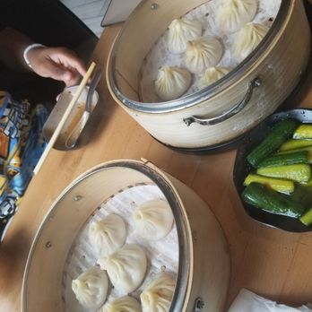 Dumpling World - Shrimp and pork steamed dumpling, crab soup dumpling, passion fruit cucumbers - Chinese Near Me - Austin, Texas