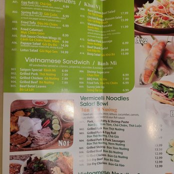 Saigon Pho - Menu - Vietnamese Near Me - Chicago, Illinois