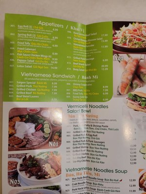 Menu photo 4 Saigon Pho Chicago, IL