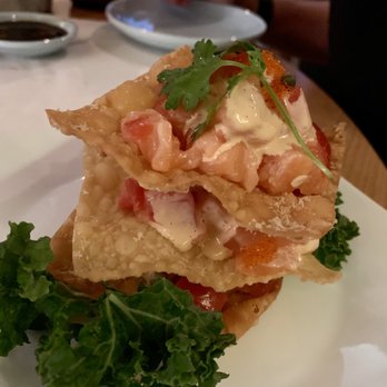 Kushiyu - salmon tower - Sushi Bars Near Me - Tarzana, California