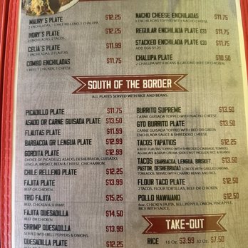 Ranchero's Restaurant - Menu as of 6.20.2026 - American Near Me - Denver City, Texas