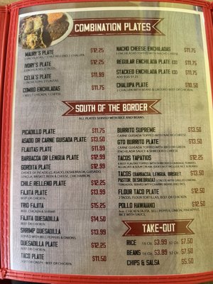 Menu photo 4 Ranchero's Restaurant Denver City, TX