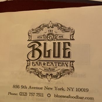 Blue Seafood Bar - It's so relaxed and low key that I'd walked by it a bunch of times without really noticing it....but it's a fantastic spot! : ) - Seafood Near Me - New York, New York