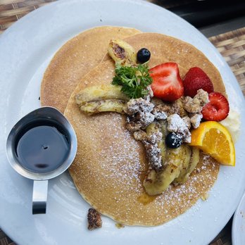 Sweet Maple - Swedish pancakes w/ banana and candied walnut - American Near Me - San Francisco, California Sweet Maple - Swedish pancakes w/ banana and candied walnut - American Near Me - San Francisco, California