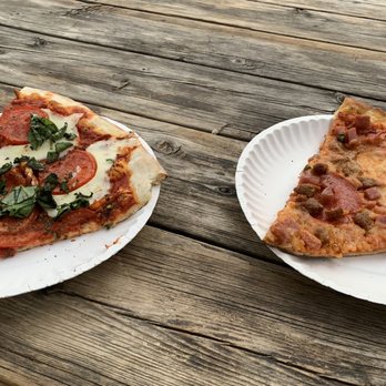Famous Original J's Pizza - two slices of pepperoni pizza - Pizza Near Me - Denver, Colorado