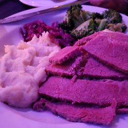 Chef George’s & Picasso Lounge - Corned Beef, mashed potatoes and veggies