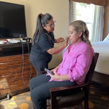 Secret Salon - Doing my wife's look. - Makeup Artists Near Me - Encinitas, California