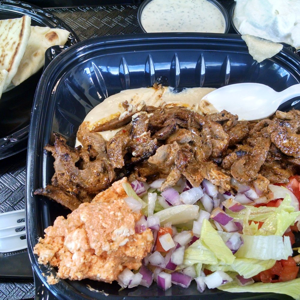 Mezze - hummus plate with shawarma and lamb, feta cheese, and veggies - Mediterranean Near Me - Columbus, Ohio Mezze - hummus plate with shawarma and lamb, feta cheese, and veggies - Mediterranean Near Me - Columbus, Ohio