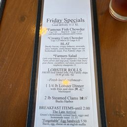 Friday specials Friday specials