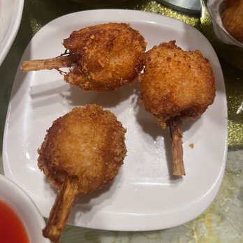 Dynasty Restaurant - Shrimp ball with sugarcane - Dim Sum Near Me - Stockton, California Dynasty Restaurant - Shrimp ball with sugarcane - Dim Sum Near Me - Stockton, California