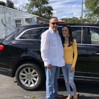 A-Executive Limousine - My gorgeous wife and Our beautiful town car and driver Mark for the evening. - Limos Near Me - North Billerica, Massachusetts