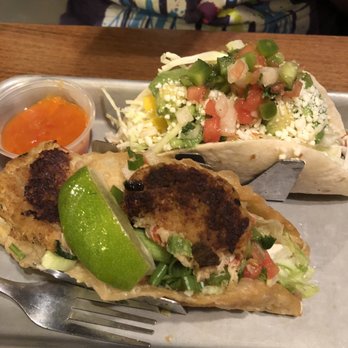Tacos 4 Life - Mango Janet I and crab cake - Tacos Near Me - Concord, North Carolina