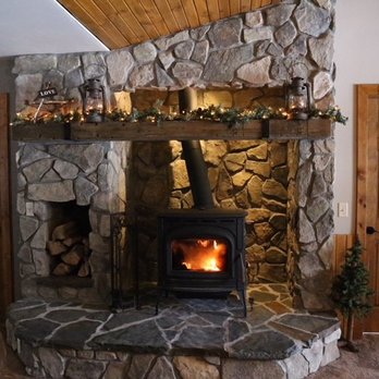 Great American Fireplace - Great American Fireplace install, Blaze King Ashford 30 wood stove with custom made alcove, magra hearth concrete mantels and stone work - Fireplace Services Near Me - Menomonie, Wisconsin Great American Fireplace - Great American Fireplace install, Blaze King Ashford 30 wood stove with custom made alcove, magra hearth concrete mantels and stone work - Fireplace Services Near Me - Menomonie, Wisconsin