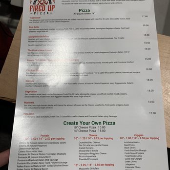 Fired Up Pizza - Menu - Pizza Near Me - Jacksonville, Florida Fired Up Pizza - Menu - Pizza Near Me - Jacksonville, Florida