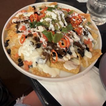 The Starving Artist - Gooey Nachos with short rib - Dive Bars Near Me - Phoenix, Arizona