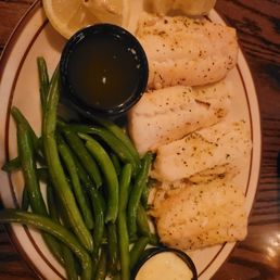 Baked cod special ($17)