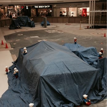 Westfarms - Renovations with LEGO workers. I hope they're well paid. - Shopping Centers Near Me - West Hartford, Connecticut