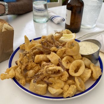 Mandolin Aegean Bistro - Fried Calamari - Mediterranean Near Me - Miami, Florida