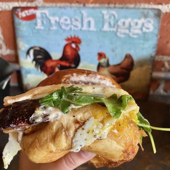 Eggsactly - I Wake Up to Chrisket Sandwich - Breakfast & Brunch Near Me - La Verne, California
