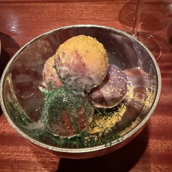 Doris Metropolitan - King cake beignet balls. - New American Near Me - New Orleans, Louisiana