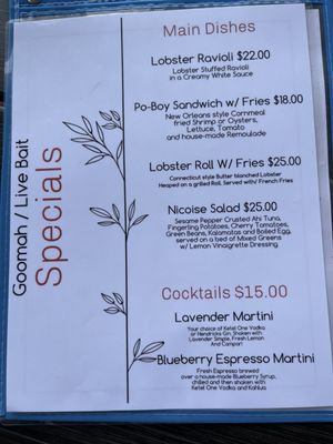 Menu photo 2 Goomah Sylvan Lake, MI