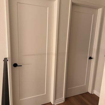 Super Painting - After the paint job. Door trim paint color matches the door (alabaster white) - Painters Near Me - Los Angeles, California