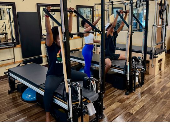 Private Sessions & Semi Private Sessions - New clients: Intro to Pilates, $270 for 4 - 50 min sessions
Pilates experience sampler: Introductory new clients only, $55
Monthly private session: $290 for 4 - 50 min sessions
Monthly semi-private session: $235 for 4 - 50 min sessions
Single private session: $75 for a 50 min single visit Private Sessions & Semi Private Sessions - New clients: Intro to Pilates, $270 for 4 - 50 min sessions
Pilates experience sampler: Introductory new clients only, $55
Monthly private session: $290 for 4 - 50 min sessions
Monthly semi-private session: $235 for 4 - 50 min sessions
Single private session: $75 for a 50 min single visit