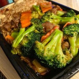 Beef&Broccoli with House fried rice Beef&Broccoli with House fried rice