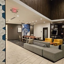 Hyatt Place Hampton Convention Center - Portion of large lobby.