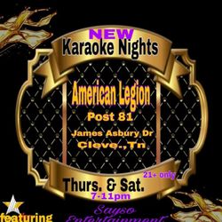 American Legion Post 81 - Karaoke With Gary Thursday and Saturday 7-11