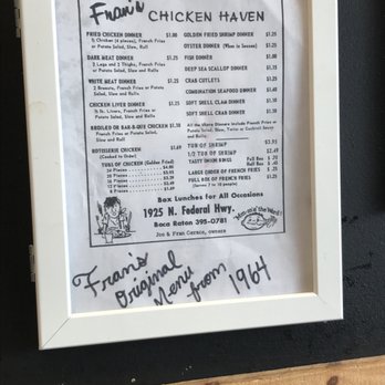 Fran's Chicken Haven - American Near Me - Boca Raton, Florida Fran's Chicken Haven - American Near Me - Boca Raton, Florida